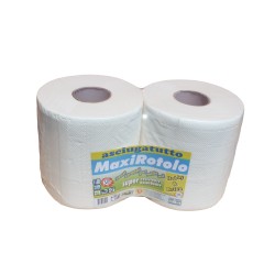 rotoli pura cellulosa 2 veli peso del rotolo kg. 1,200 - peso della confezione kg. 2,400